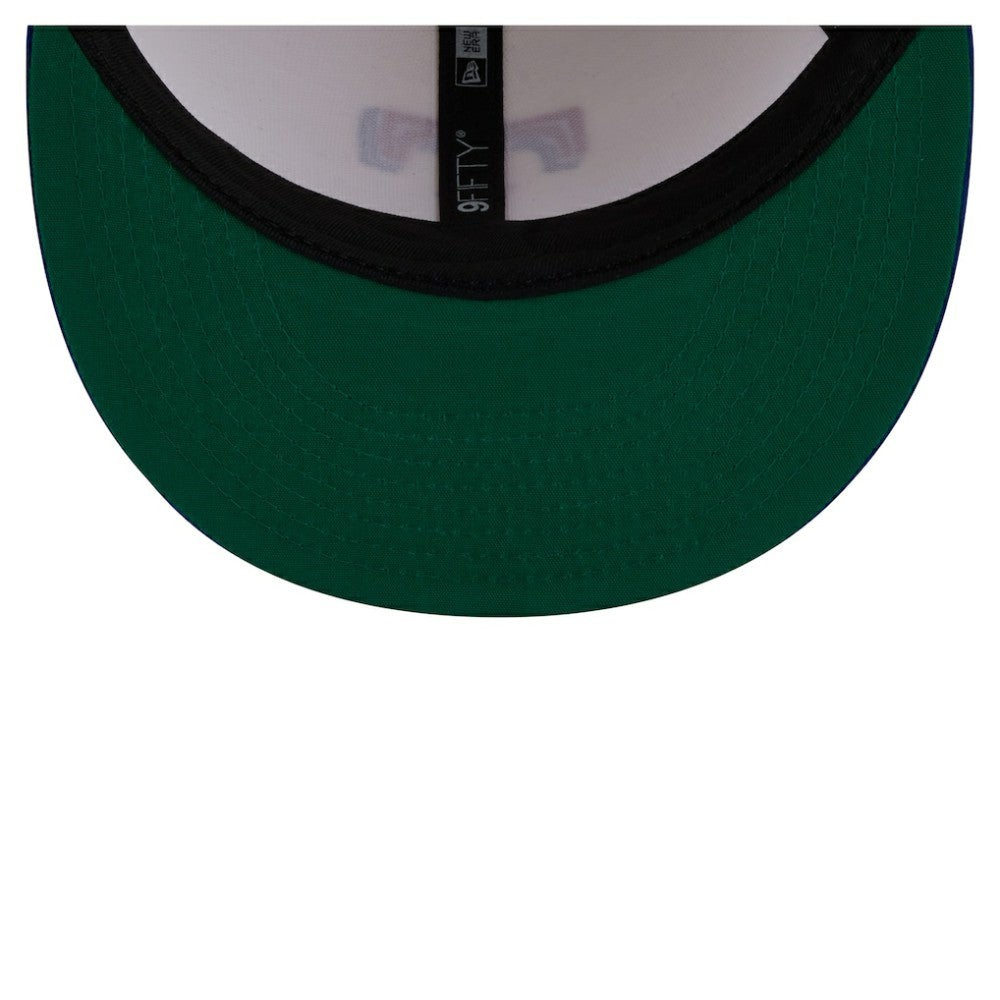 Texas Rangers New Era Localized 9FIFTY Snapback Hat - Cream/Royal Hats