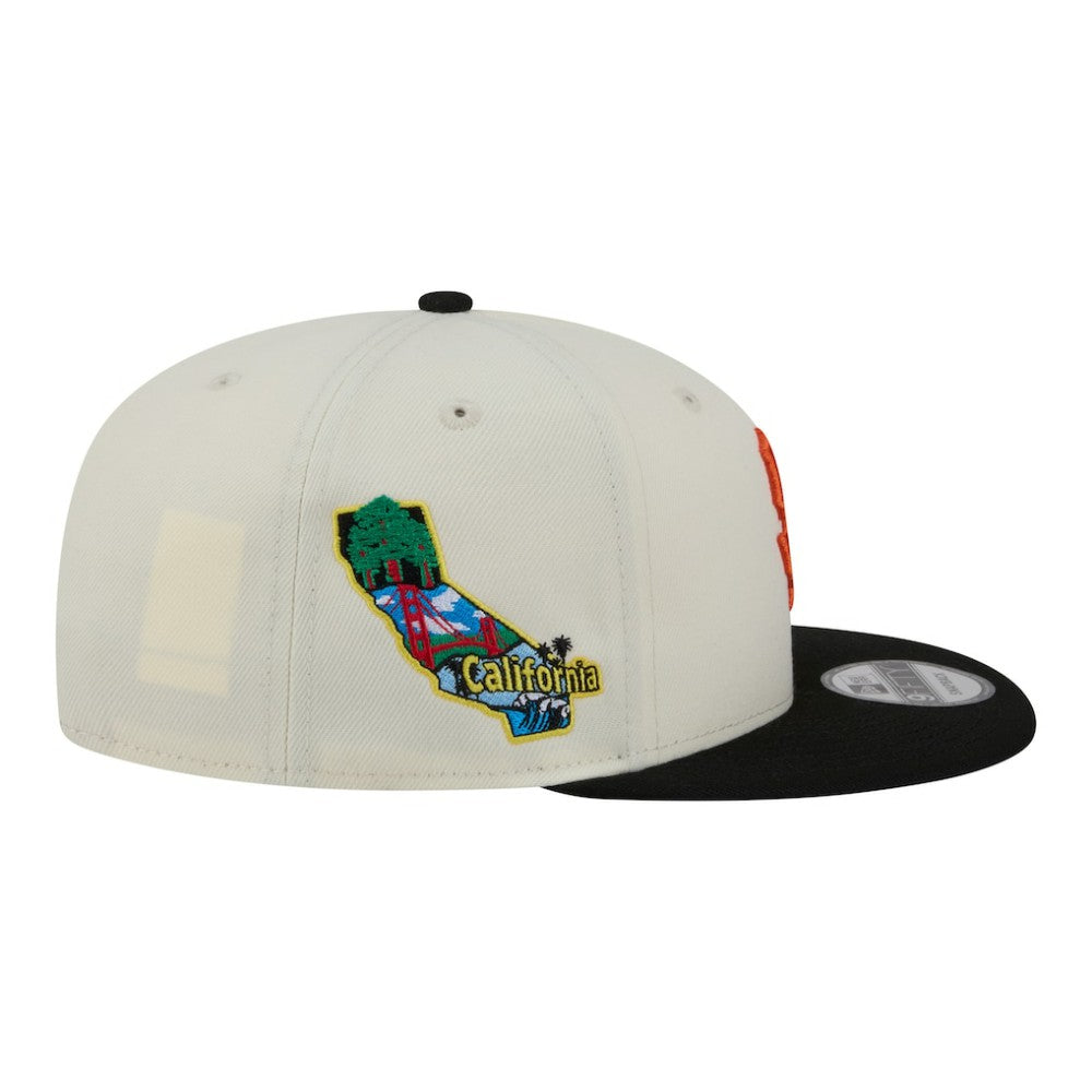 San Francisco Giants New Era Localized 9FIFTY Snapback Hat - Cream/Black Hats