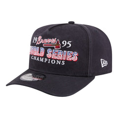 Atlanta Braves New Era 1995 World Series Champions Historic 9FIFTY A-Frame Snapback Hat - Navy Hats