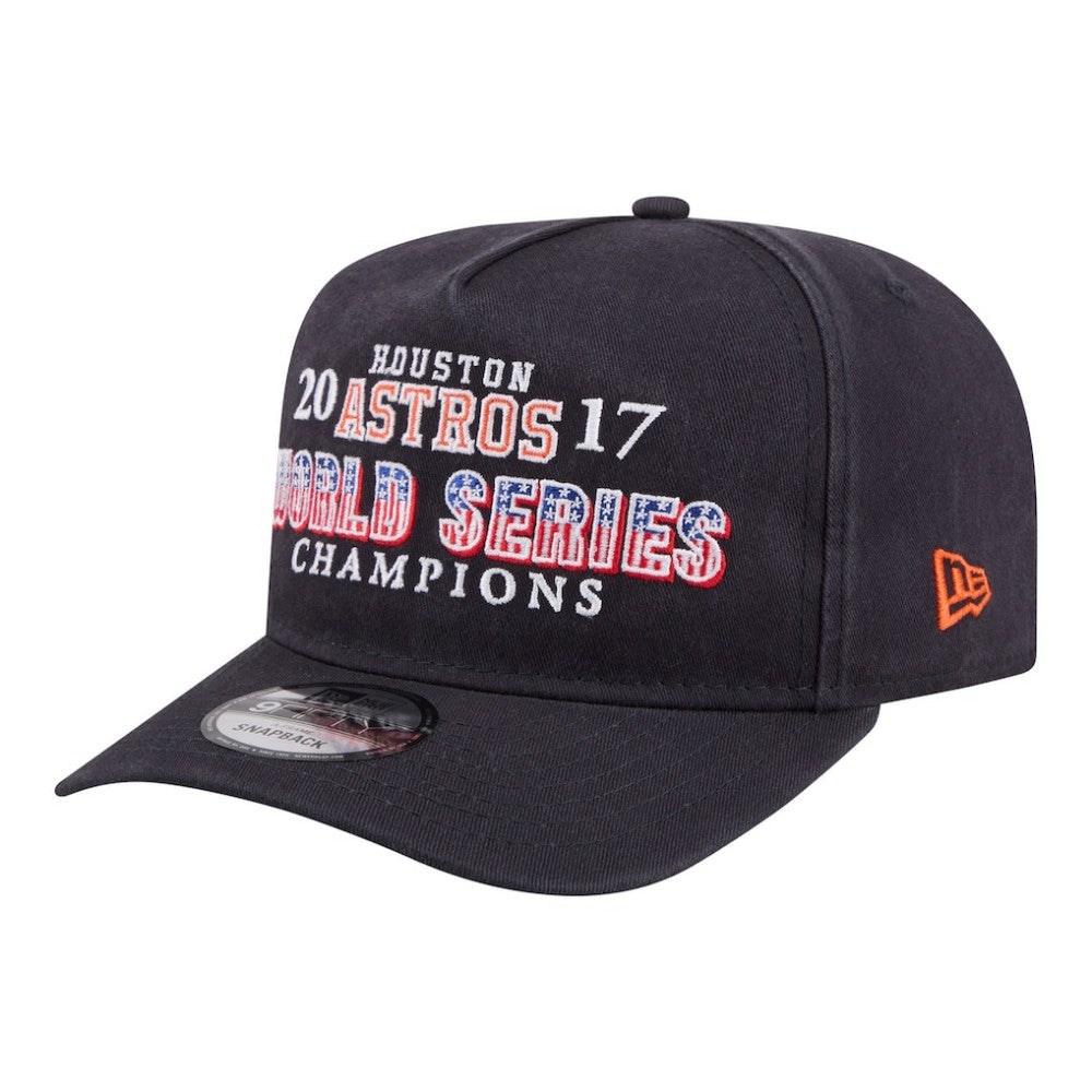 Houston Astros New Era 2017 World Series Champions Historic 9FIFTY A-Frame Snapback Hat - Navy Hats