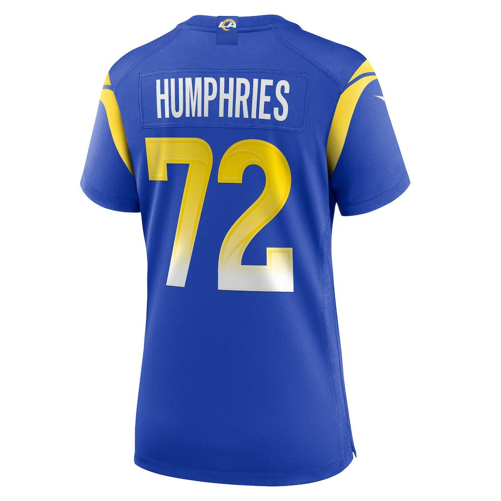 D.J. Humphries Los Angeles Rams Women's Team Game Jersey - Royal Jerseys