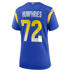 D.J. Humphries Los Angeles Rams Women's Team Game Jersey - Royal Jerseys