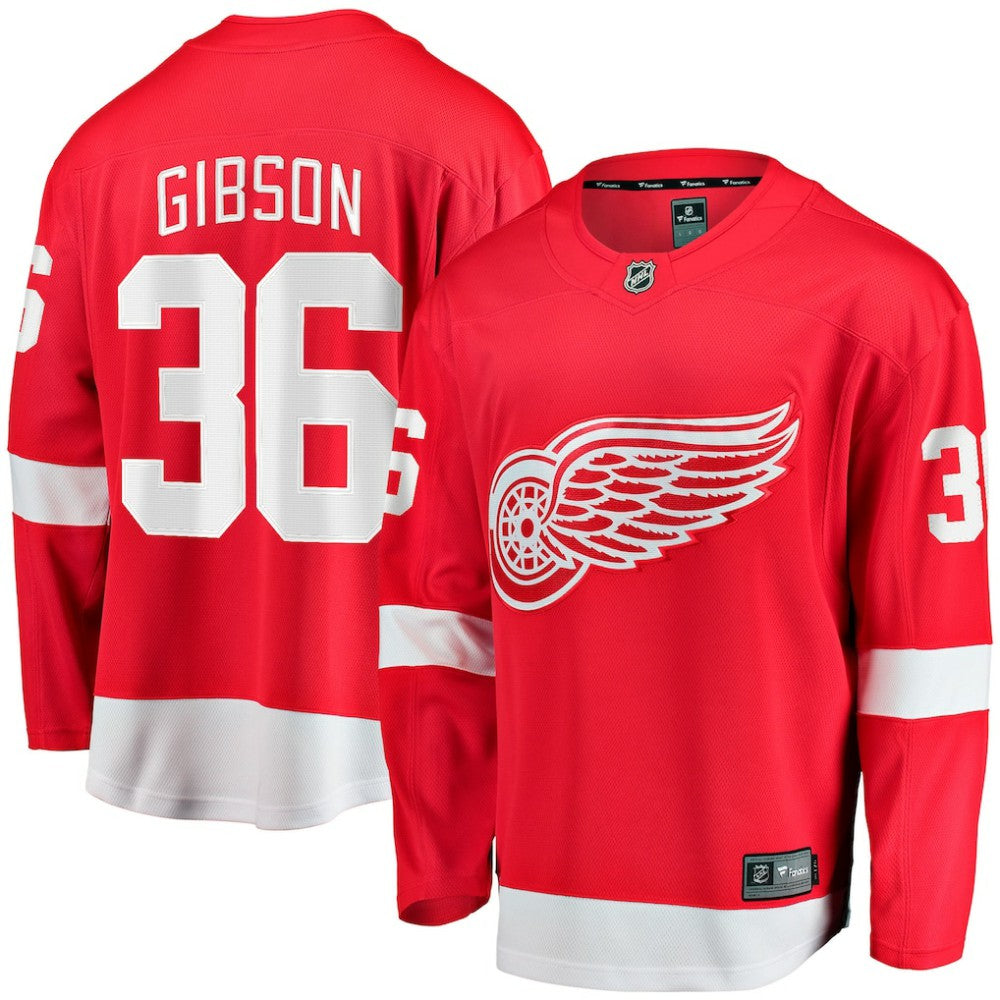 John Gibson Detroit Red Wings Fanatics Home Breakaway Jersey - Red | US 203292089
