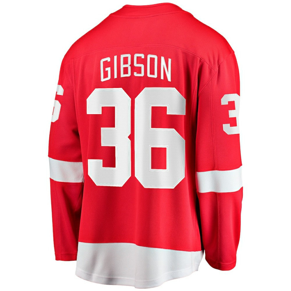 John Gibson Detroit Red Wings Fanatics Home Breakaway Jersey - Red | US 203292089