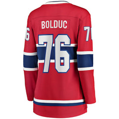Zack Bolduc Montreal Canadiens Fanatics Women's Home Breakaway Jersey - Red | US 203292096