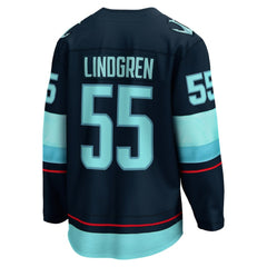 Ryan Lindgren Seattle Kraken Fanatics Home Breakaway Jersey - Deep Sea Blue | US 203292097