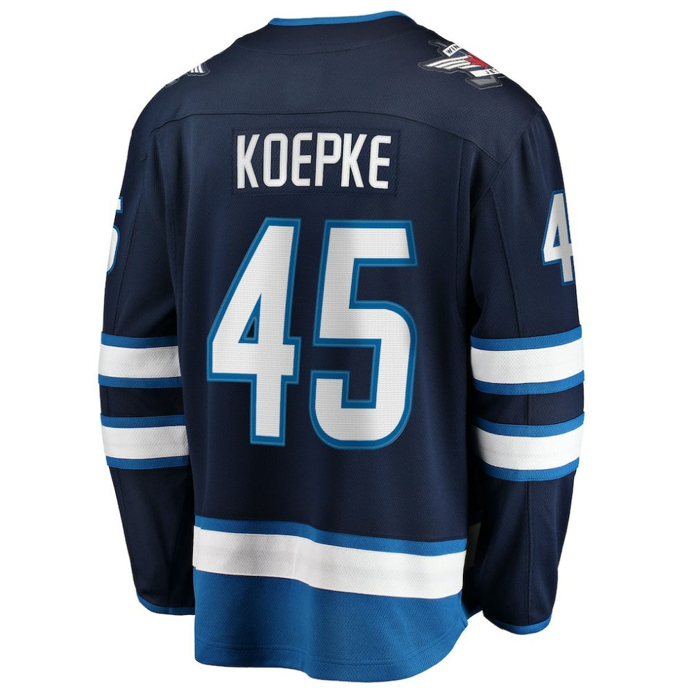 Cole Koepke Winnipeg Jets Fanatics Home Breakaway Jersey - Navy | US 203292099