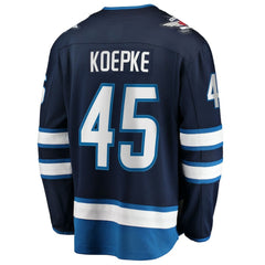 Cole Koepke Winnipeg Jets Fanatics Home Breakaway Jersey - Navy | US 203292099