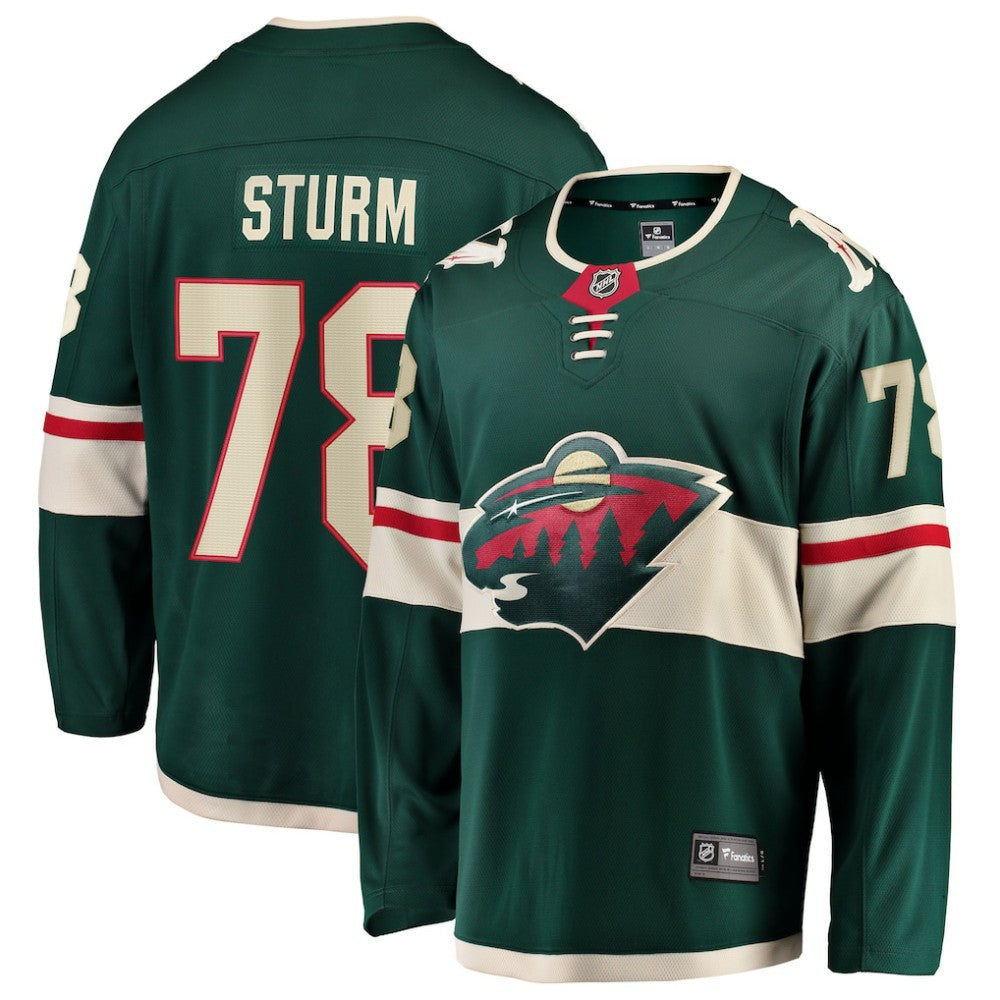 Nico Sturm Minnesota Wild Fanatics Home Breakaway Jersey - Green | US 203292103