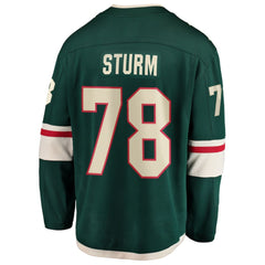 Nico Sturm Minnesota Wild Fanatics Home Breakaway Jersey - Green | US 203292103