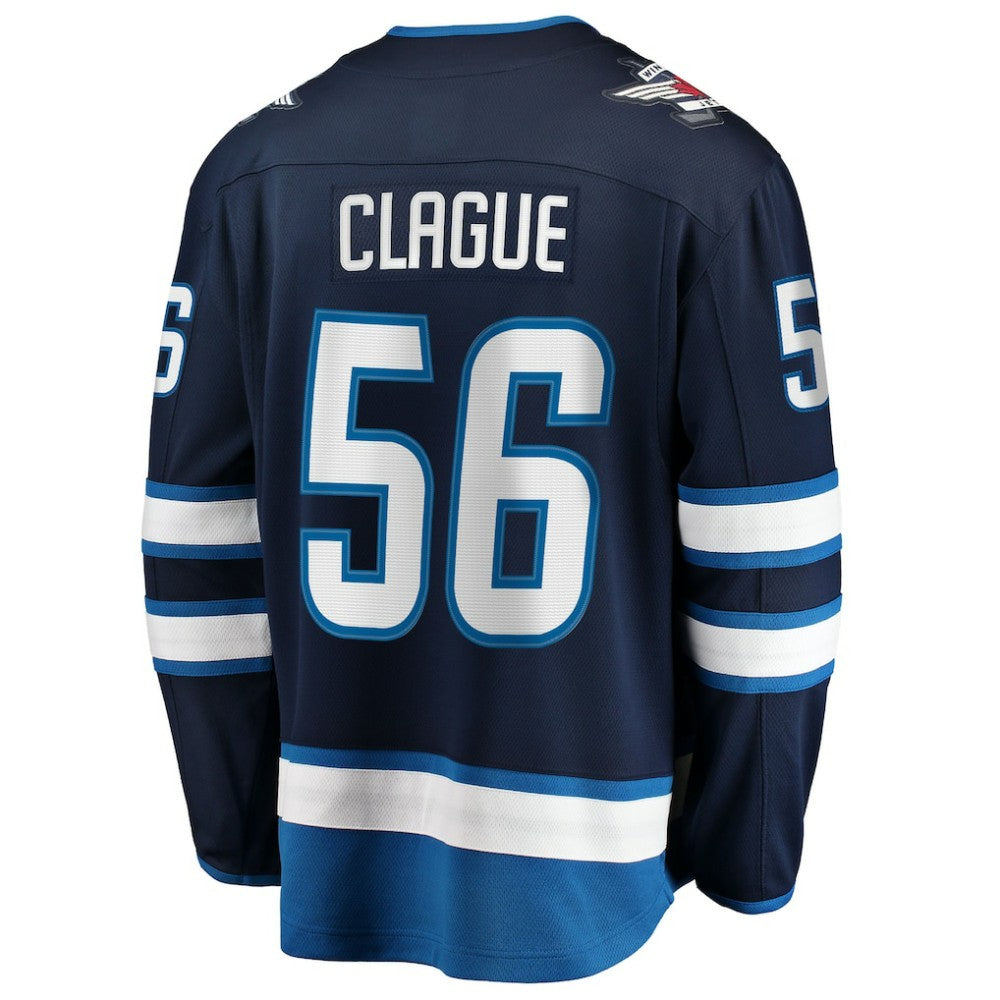 Kale Clague Winnipeg Jets Fanatics Home Breakaway Jersey - Navy | US 203292105