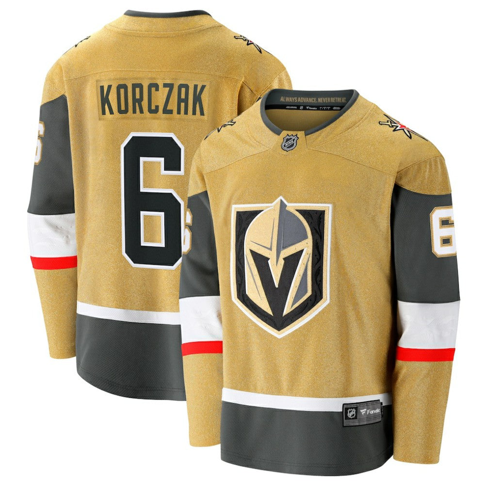 Kaedan Korczak Vegas Golden Knights Fanatics Home Breakaway Jersey - Gold | US 203292107