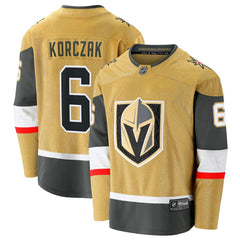 Kaedan Korczak Vegas Golden Knights Fanatics Home Breakaway Jersey - Gold | US 203292107