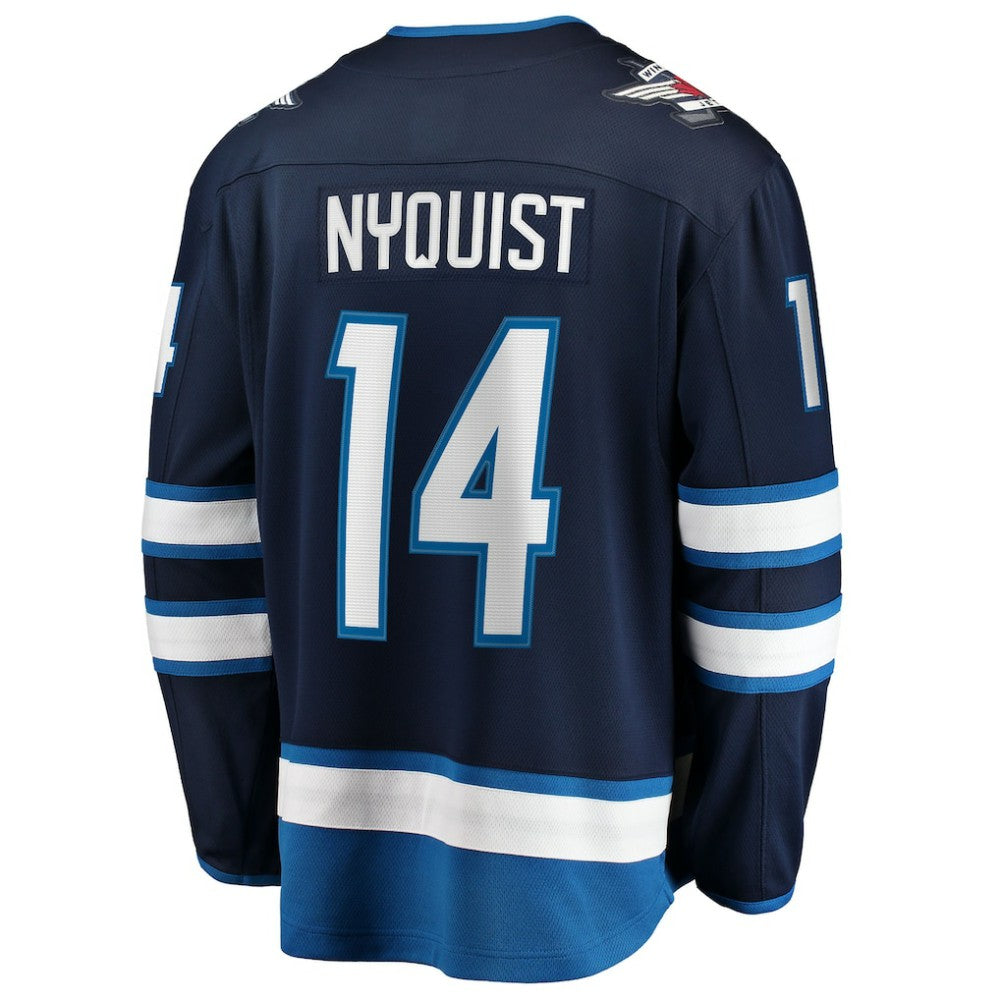 Gustav Nyquist Winnipeg Jets Fanatics Home Breakaway Jersey - Navy | US 203292109