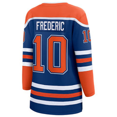 Trent Frederic Edmonton Oilers Fanatics Women's Home Breakaway Jersey - Royal | US 203292112