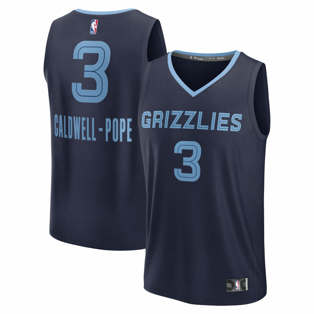 Kentavious Caldwell-Pope Memphis Grizzlies Fast Break Replica Player Jersey Icon Edition Navy - Fanatics
