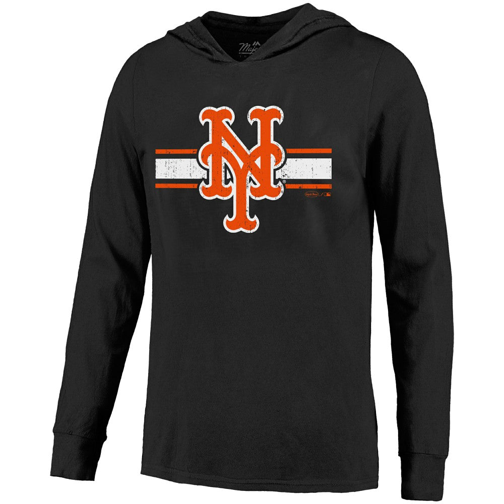 Juan Soto New York Mets Majestic Threads Lightweight Name & Number Hoodie - Black Hoodies