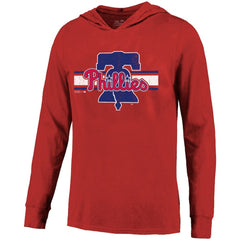 Bryce Harper Philadelphia Phillies Majestic Threads Lightweight Name & Number Hoodie - Red Hoodies