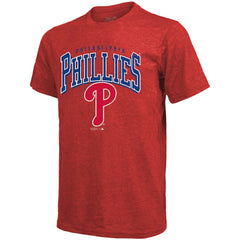 Bryce Harper Philadelphia Phillies Majestic Threads Triblend Name & Number T-Shirt - Red T-shirts