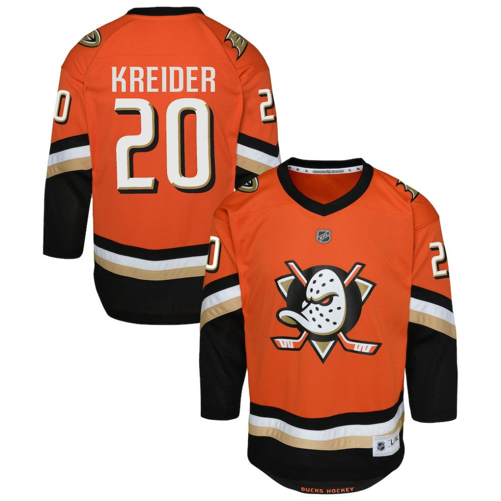 Chris Kreider Anaheim Ducks Outerstuff Youth Home Replica Jersey - Orange | US 203292988