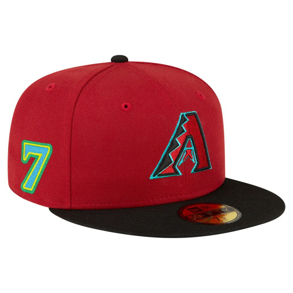 Corbin Carroll Arizona Diamondbacks New Era 2025 Player’s Weekend 59FIFTY Fitted Hat - Red Hats