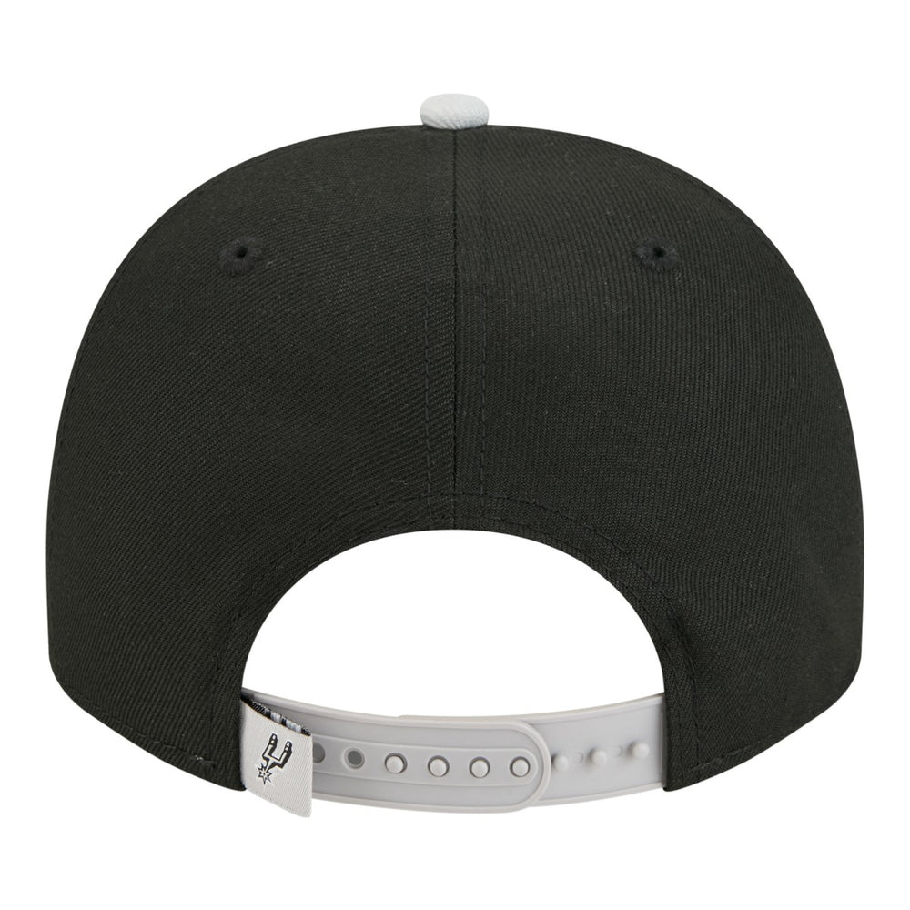 San Antonio Spurs Injection Cartoon Logo A-Frame 9FIFTY Adjustable Hat Black - New Era