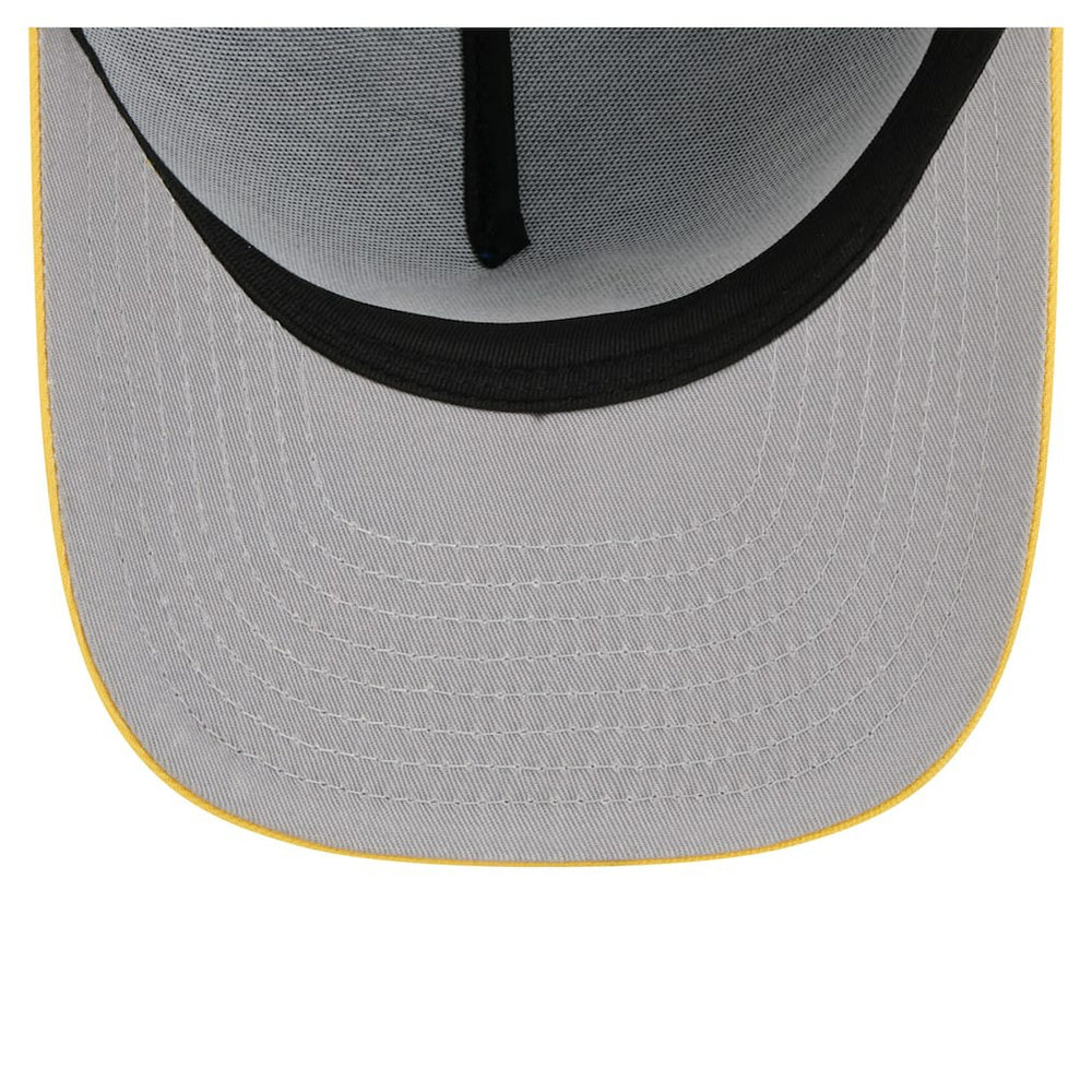 Golden State Warriors Injection Cartoon Logo A-Frame 9FIFTY Adjustable Hat Royal - New Era