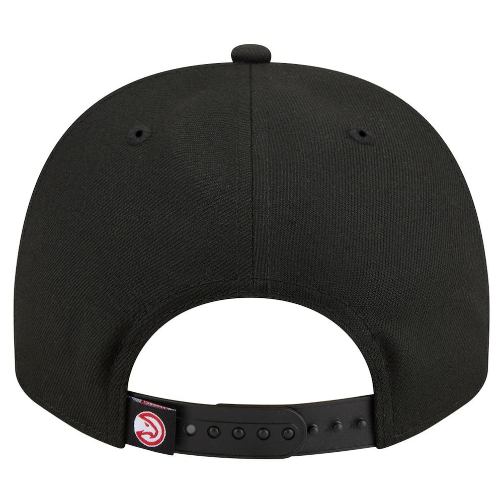 Atlanta Hawks Injection Cartoon Logo A-Frame 9FIFTY Adjustable Hat Black - New Era