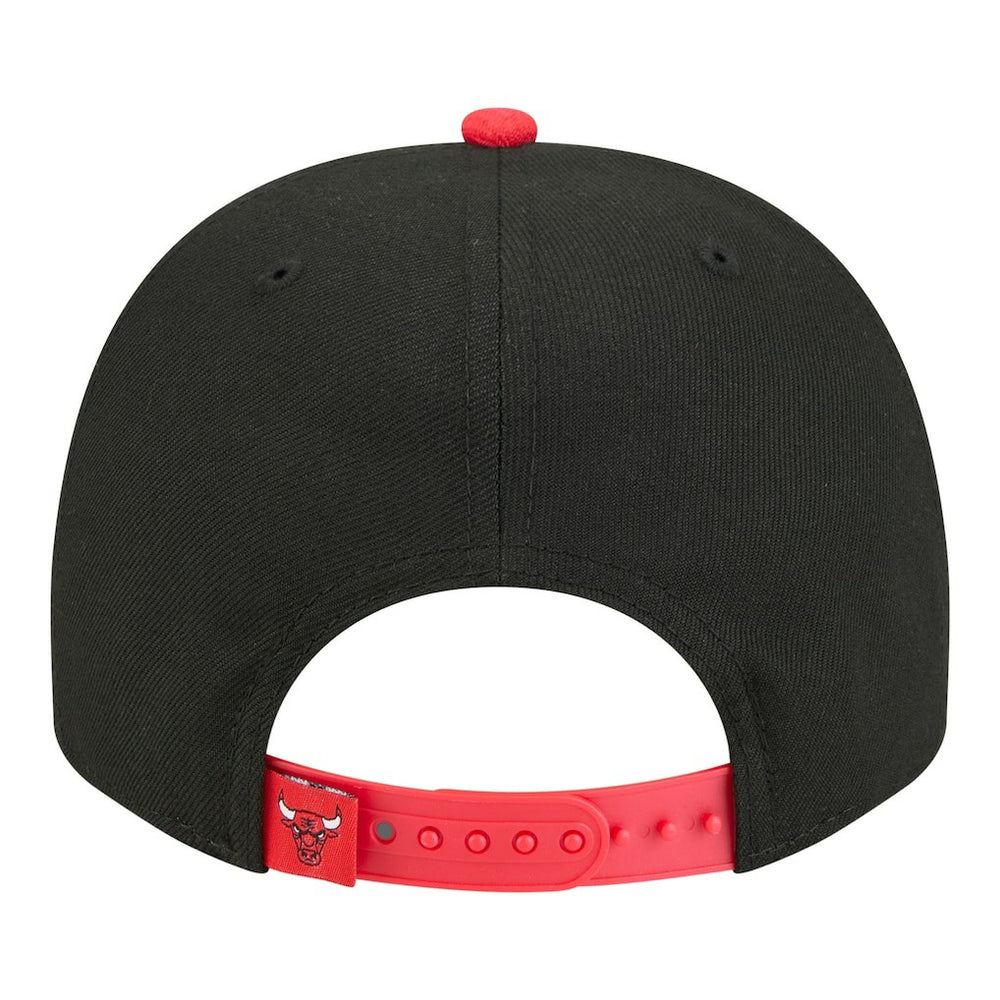 Chicago Bulls Injection Cartoon Logo A-Frame 9FIFTY Adjustable Hat Black - New Era