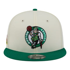 Boston Celtics Injection Localized 9FIFTY Snapback Hat White - New Era