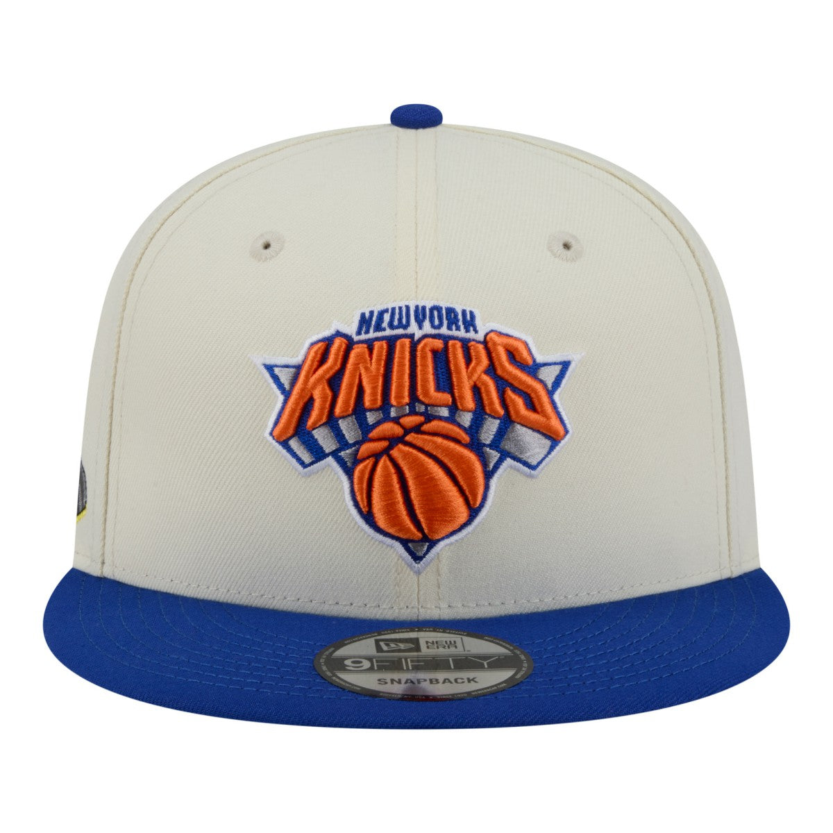 New York Knicks Injection Localized 9FIFTY Snapback Hat White - New Era