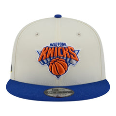 New York Knicks Injection Localized 9FIFTY Snapback Hat White - New Era