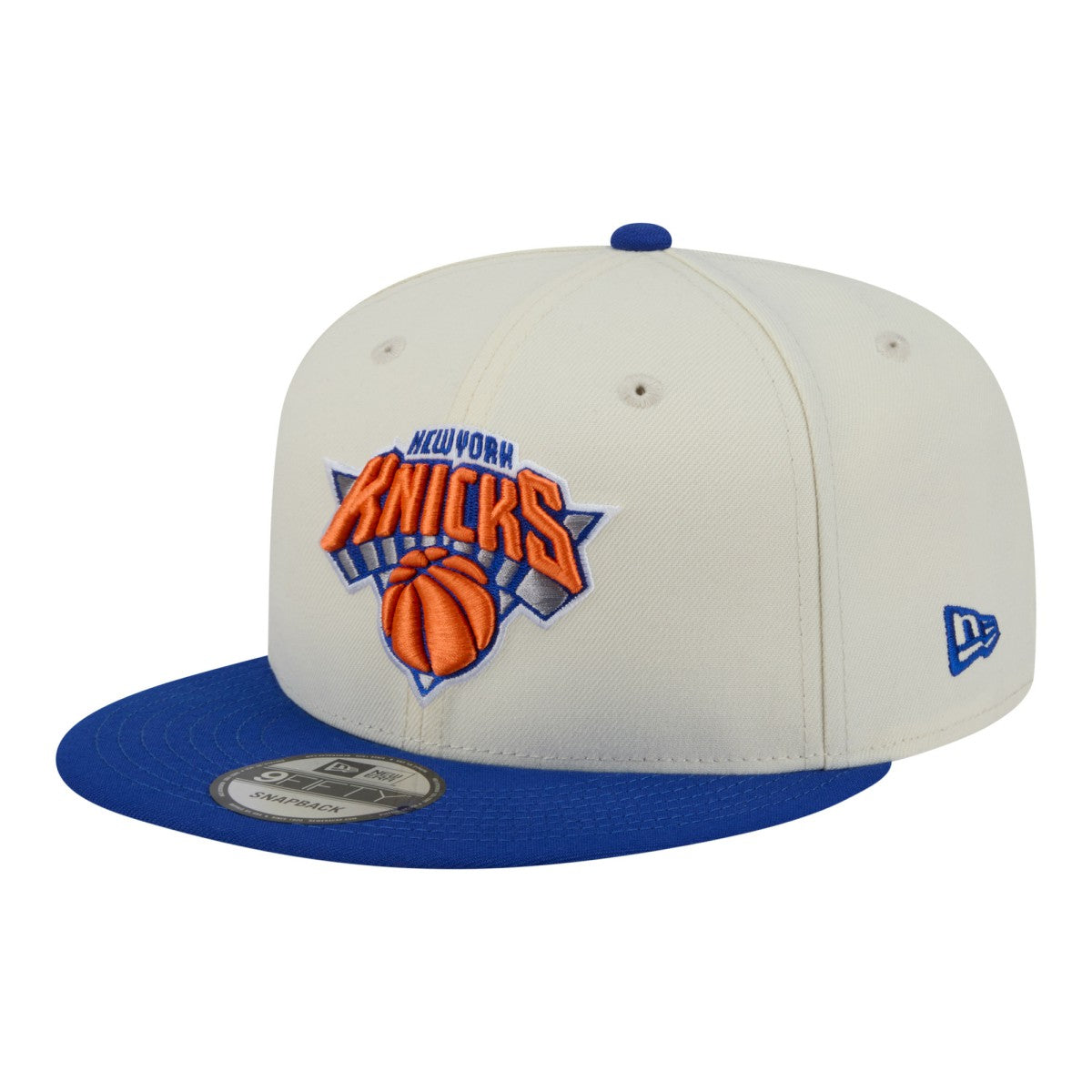 New York Knicks Injection Localized 9FIFTY Snapback Hat White - New Era