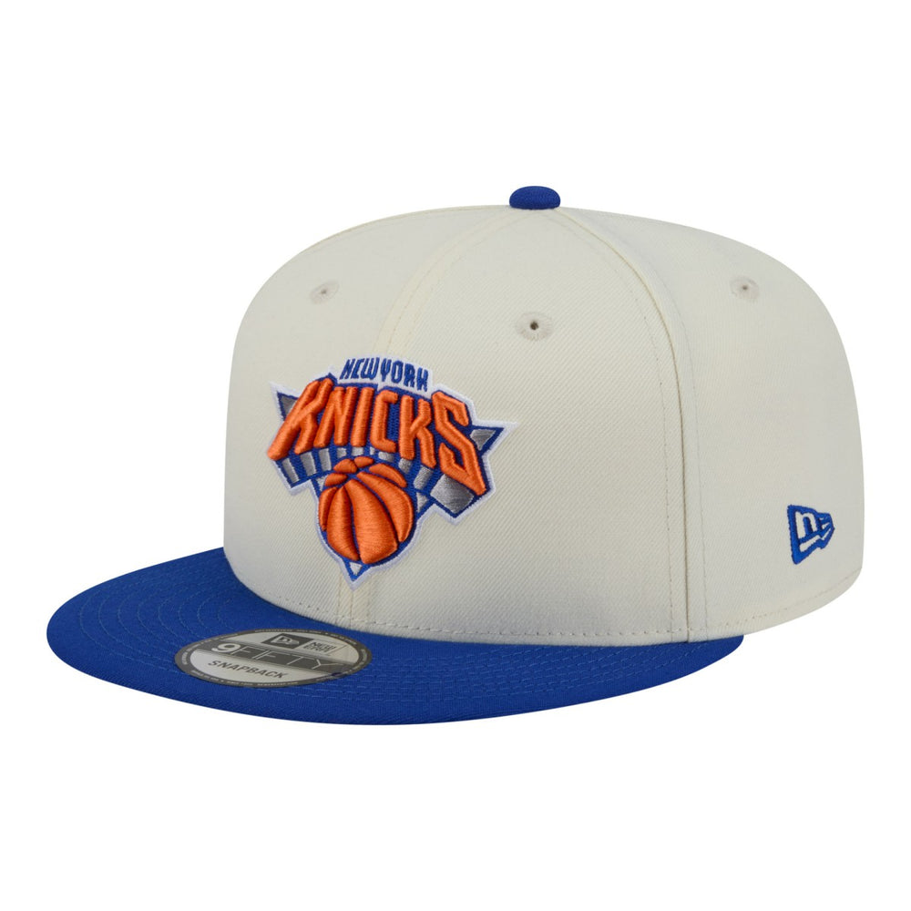 New York Knicks Injection Localized 9FIFTY Snapback Hat White - New Era