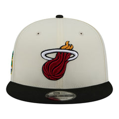 Miami Heat Injection Localized 9FIFTY Snapback Hat White - New Era