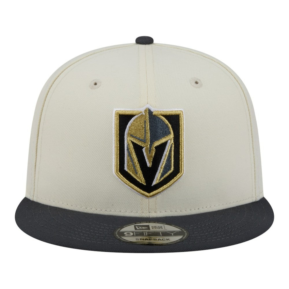 Vegas Golden Knights New Era Injection Localized Two-Tone 9FIFTY Snapback Hat - White/Charcoal | US 203293136