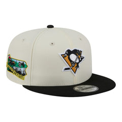 Pittsburgh Penguins New Era Injection Localized Two-Tone 9FIFTY Snapback Hat - White/Black | US 203293141