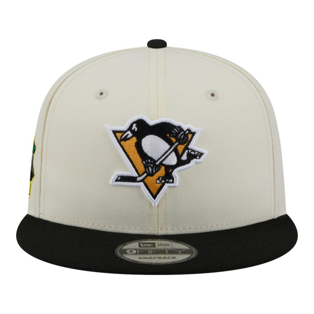 Pittsburgh Penguins New Era Injection Localized Two-Tone 9FIFTY Snapback Hat - White/Black | US 203293141