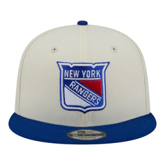New York Rangers New Era Injection Localized Two-Tone 9FIFTY Snapback Hat - White/Blue | US 203293144