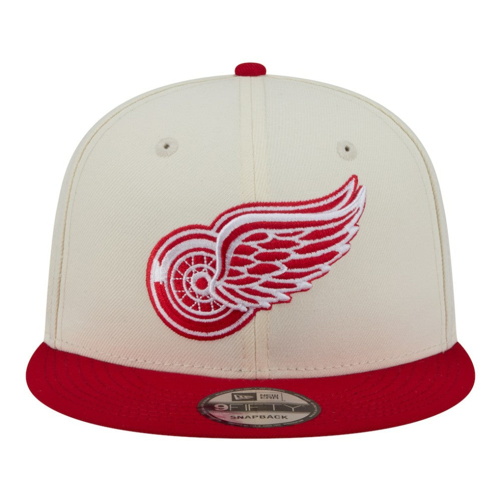 Detroit Red Wings New Era Injection Localized Two-Tone 9FIFTY Snapback Hat - White/Red | US 203293145