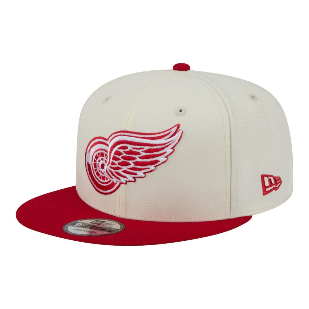 Detroit Red Wings New Era Injection Localized Two-Tone 9FIFTY Snapback Hat - White/Red | US 203293145