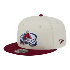 Colorado Avalanche New Era Injection Localized Two-Tone 9FIFTY Snapback Hat - White/Burgundy | US 203293146