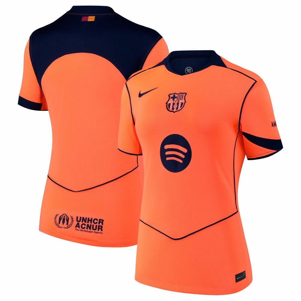 Barcelona Women's 2025/26 Third Replica Jersey Orange - Nike for sale