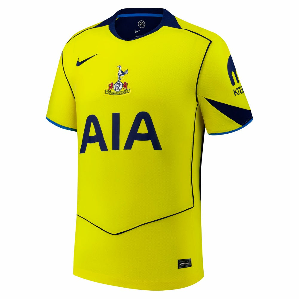 Tottenham Hotspur 2025/26 Third Replica Jersey Yellow - Nike outlet