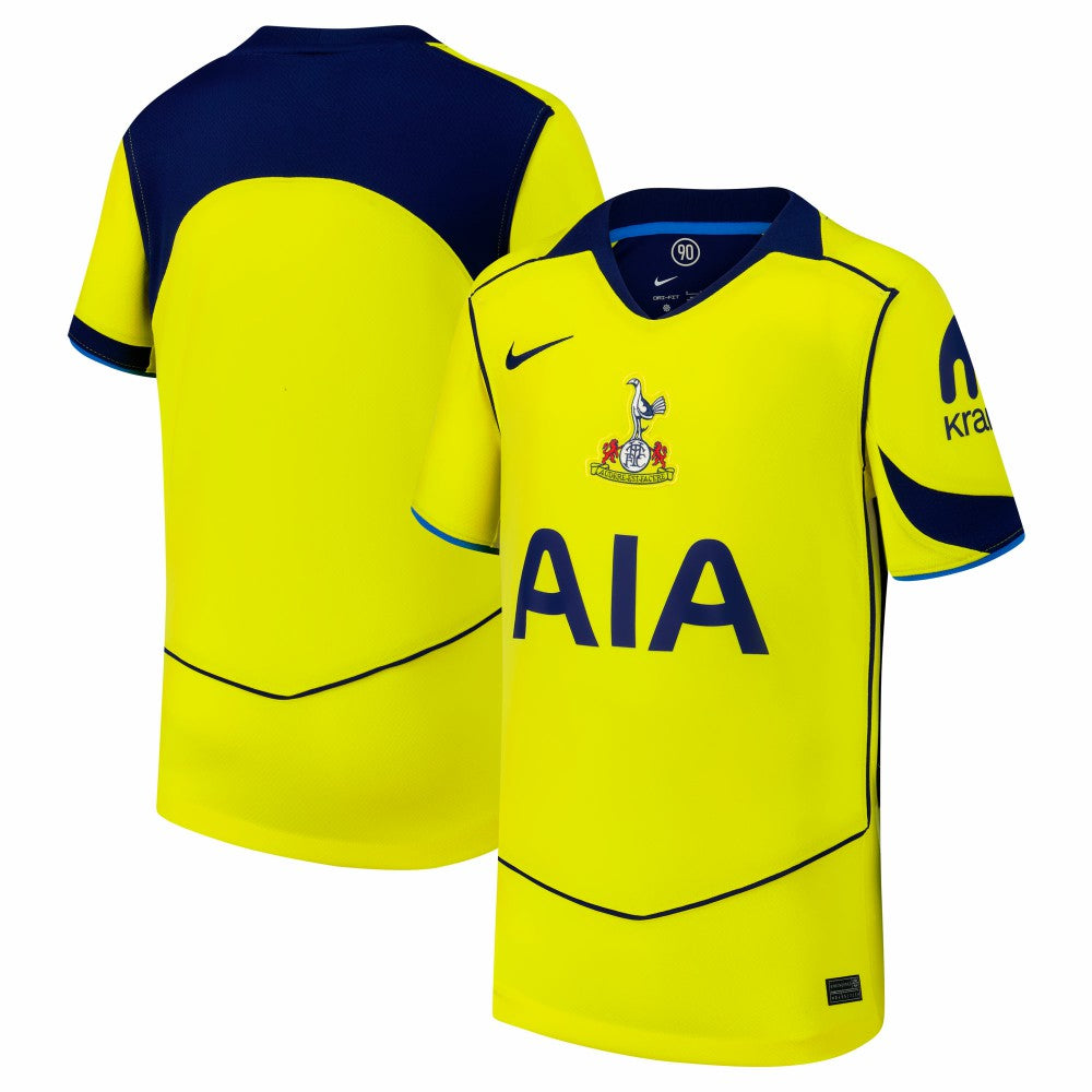 Tottenham Hotspur Youth 2025/26 Third Replica Jersey Yellow - Nike cheap