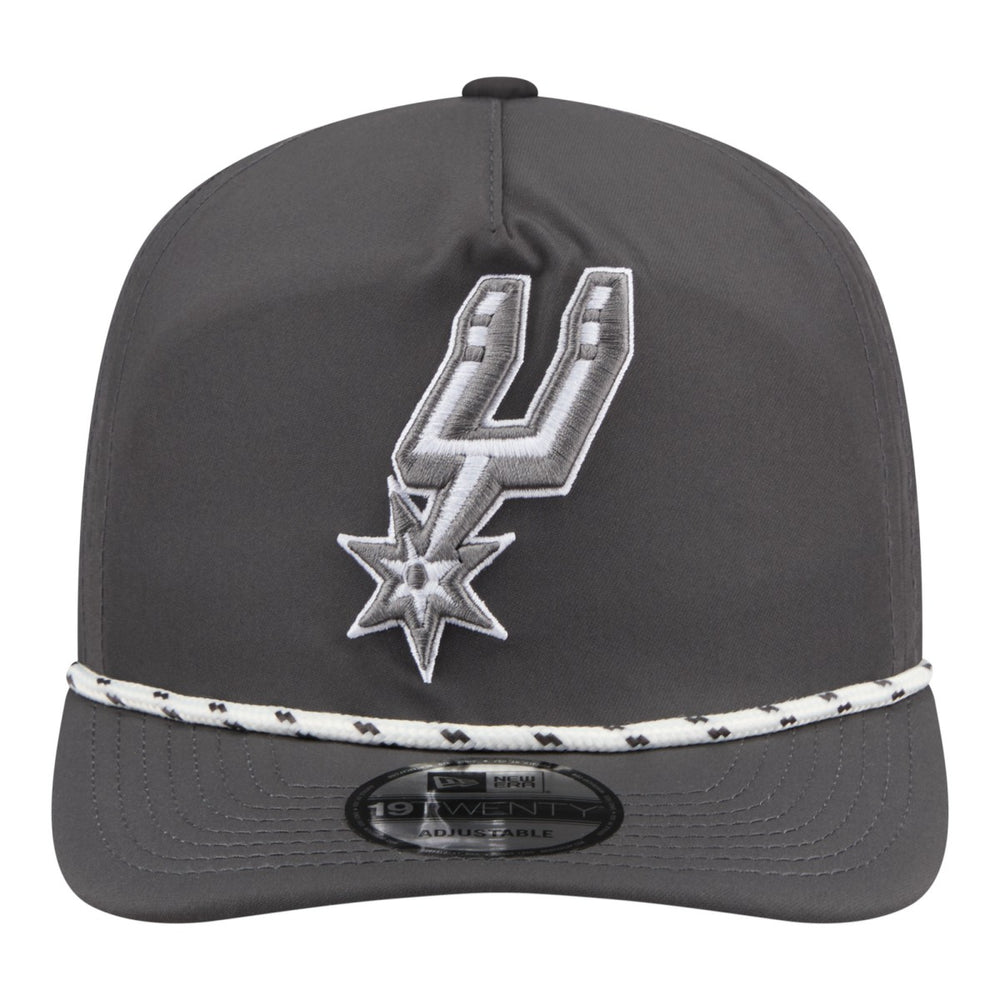 San Antonio Spurs Tonal Rope 19TWENTY Adjustable Hat Graphite - New Era