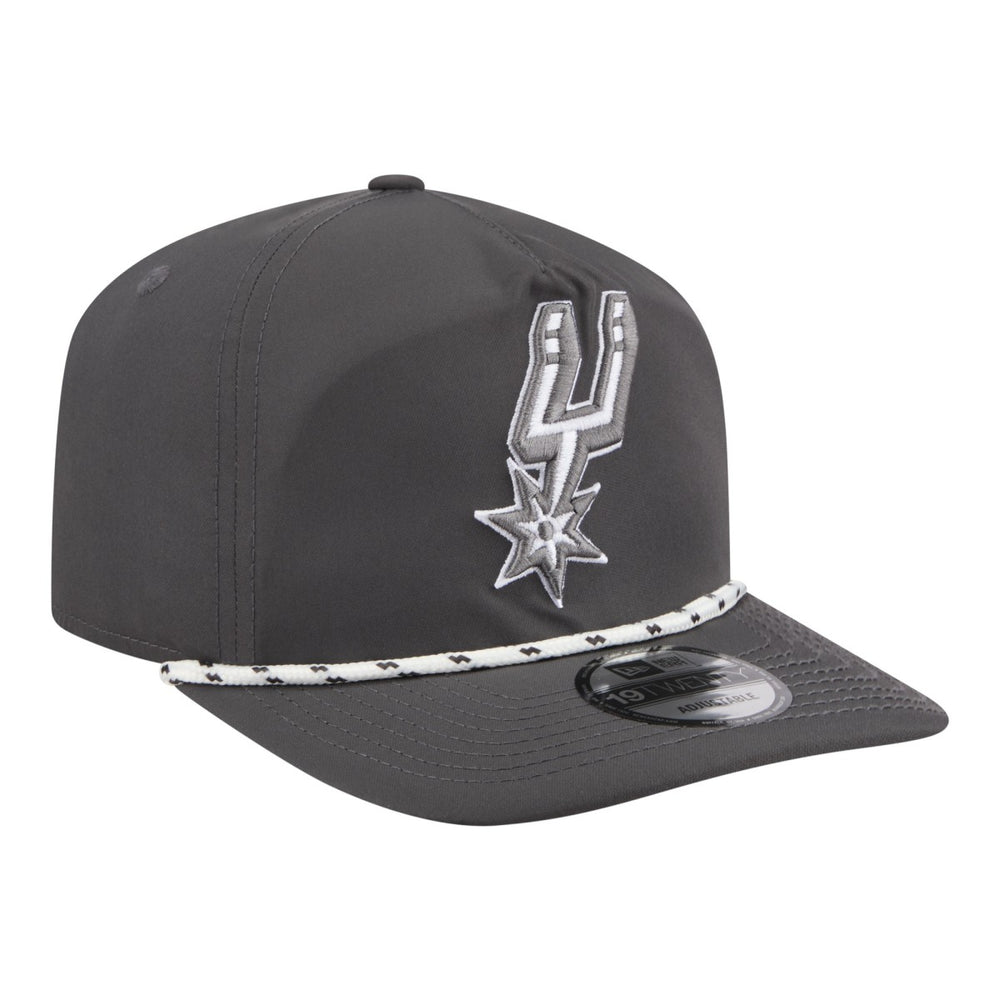 San Antonio Spurs Tonal Rope 19TWENTY Adjustable Hat Graphite - New Era