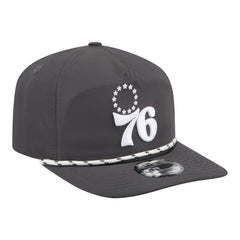 Philadelphia 76ers Tonal Rope 19TWENTY Adjustable Hat Graphite - New Era