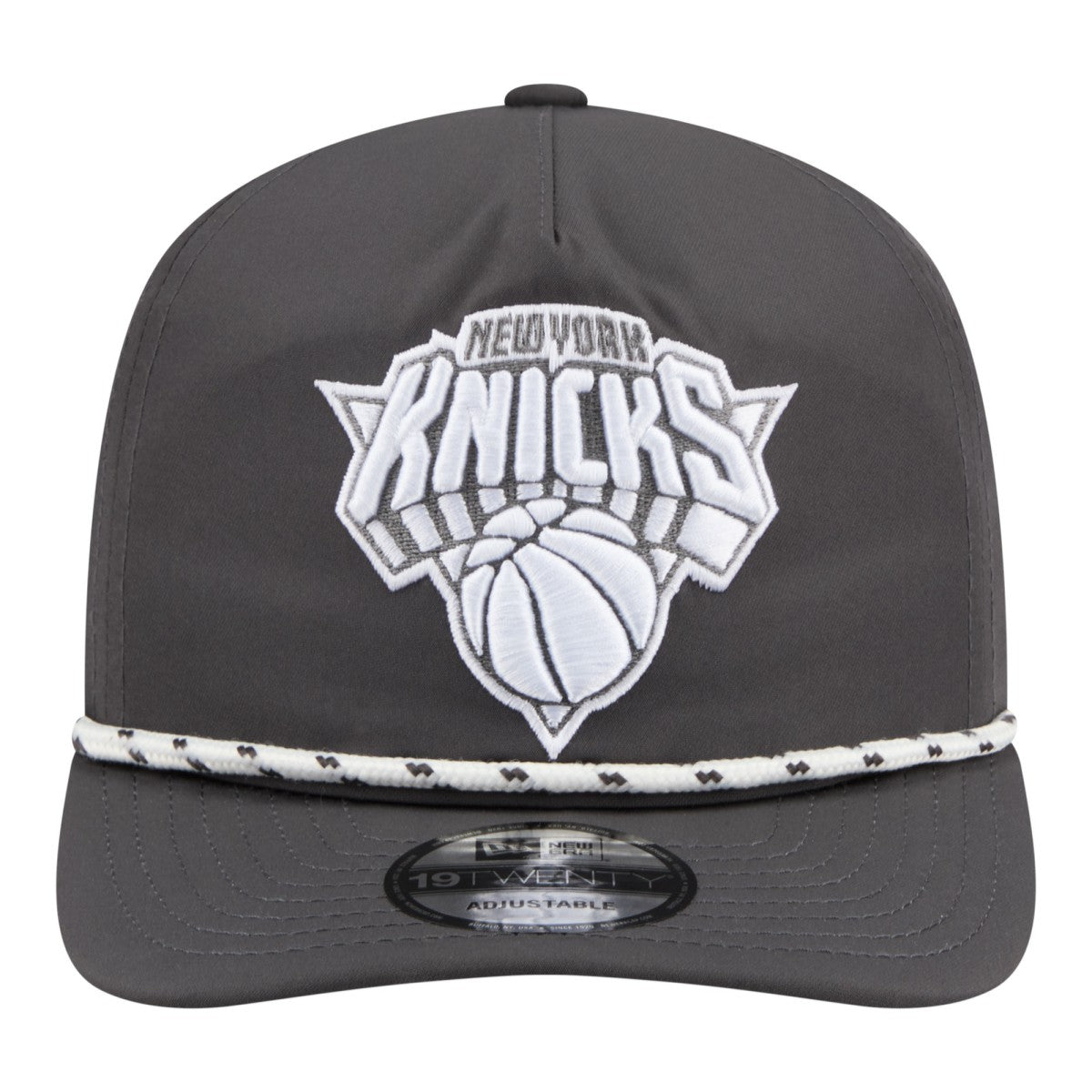 New York Knicks Tonal Rope 19TWENTY Adjustable Hat Graphite - New Era