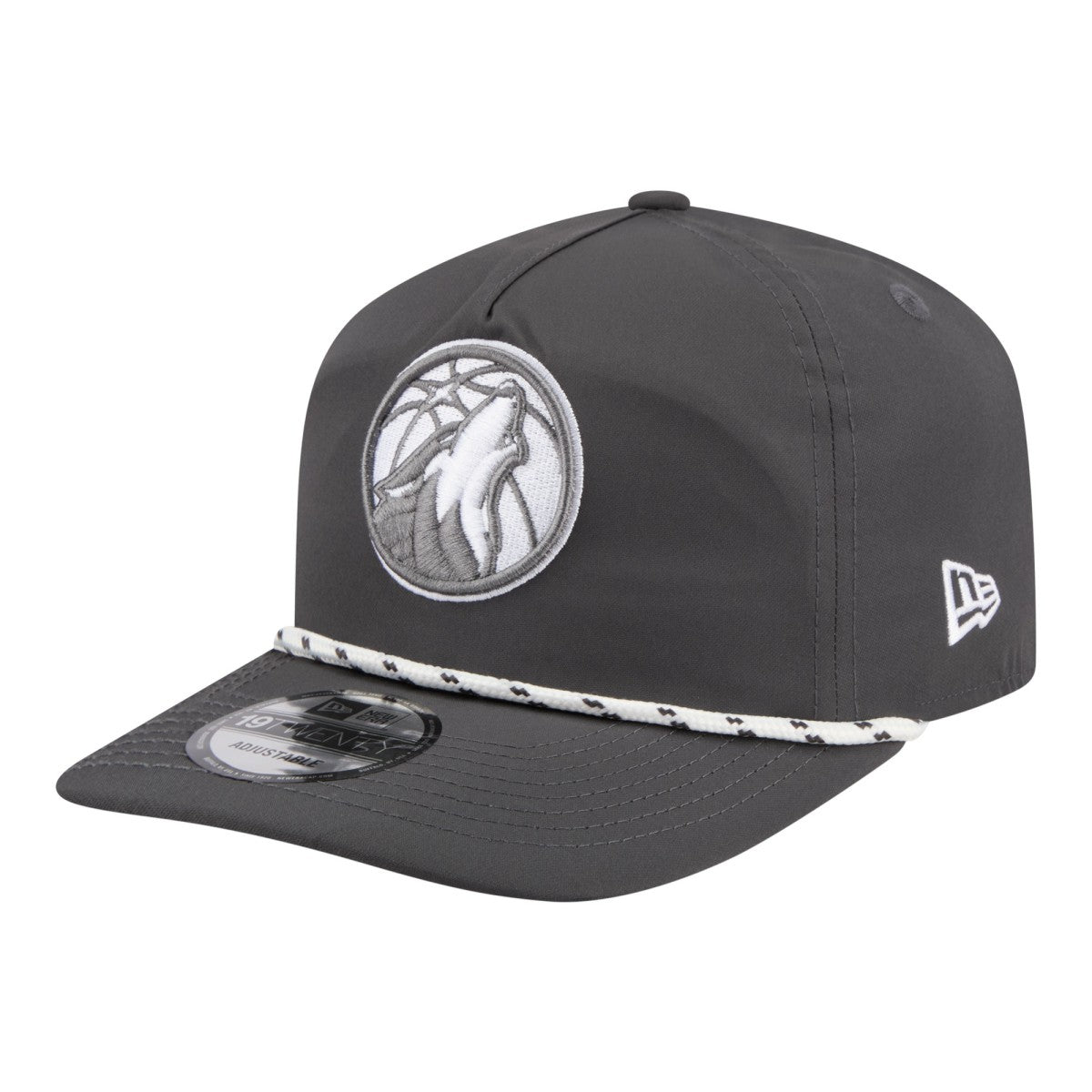 Minnesota Timberwolves Tonal Rope 19TWENTY Adjustable Hat Graphite - New Era